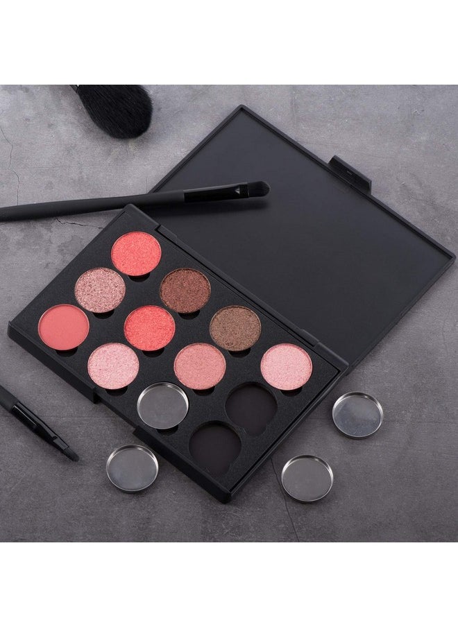 Allwon Empty Magnetic Eyeshadow Makeup Palette with 12Pcs 26mm Round Metal Pans