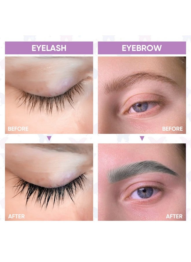 Libeauty Eyelash Black Color Kit, Semi-Permanent Hair Color Kit for Lash and Brow Cute Butterfly Disposable Individual Sachet Kit Instant Voluminous Coloring Eyebrow Colour Kit