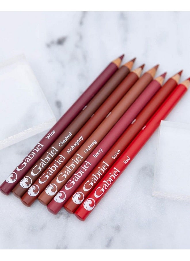 Gabriel Cosmetics Classic Lip Liner, Paraben Free, Vegan, Gluten-free, Cruelty-free, Non GMO (Berry)