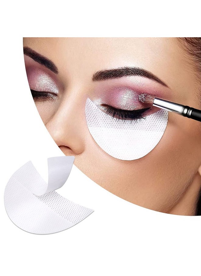Kalolary 120 Pcs Eye Shadow Shields, Eyeshadow Pads Stencils Lint Free Under Eye Pads Eyeshadow Patches For Eyelash Extensions/Lip Makeup