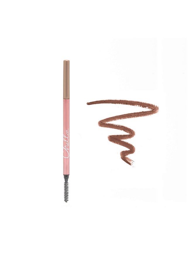 Chella Eyebrow Pencil, Tantalizing Taupe - Vegan, Gluten Free, Cruelty Free, Paraben Free, - Long Wearing, Smooth Consistency