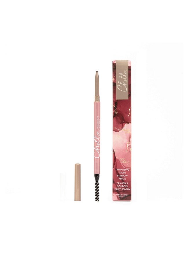 Chella Eyebrow Pencil, Tantalizing Taupe - Vegan, Gluten Free, Cruelty Free, Paraben Free, - Long Wearing, Smooth Consistency