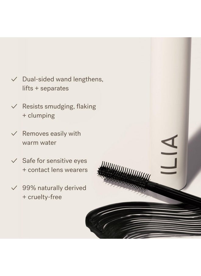 ILIA - Limitless Lash Mascara | Non-Toxic, Cruelty-Free, Lightweight & Nourishing, Flake + Smudge-Resistant, Clean Mascara, Ophthalmologist-Tested, Safe For Sensitive Eyes