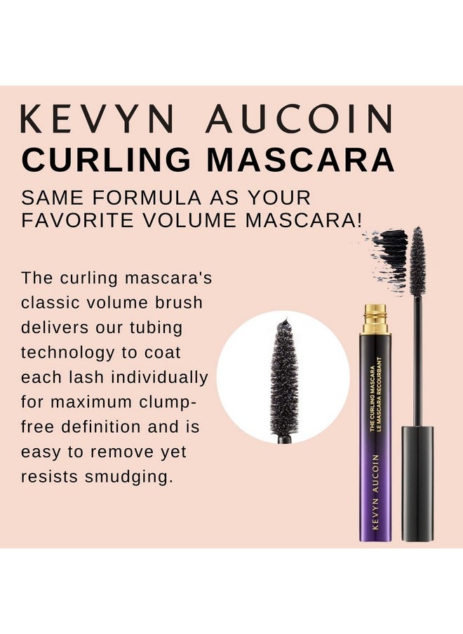 Kevyn Aucoin The Curling Mascara, Black: Classic volume brush. Tubing tech. All day wear. Clump & flake free. Pro makeup artist go to for volume, thick and separate lashes. Easy removal with water. Black 0.18 Ounce (Pack of 1)