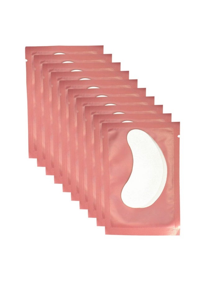 VEYES INC 50 Pairs Pink Hydrogel Eye Patch Eyelash Extension Natural Lint Free Under Eye Gel Pads Lash Extension Supplies & Beauty Tools