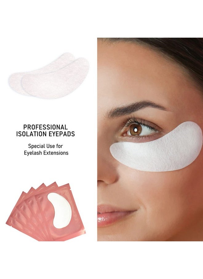 VEYES INC 50 Pairs Pink Hydrogel Eye Patch Eyelash Extension Natural Lint Free Under Eye Gel Pads Lash Extension Supplies & Beauty Tools
