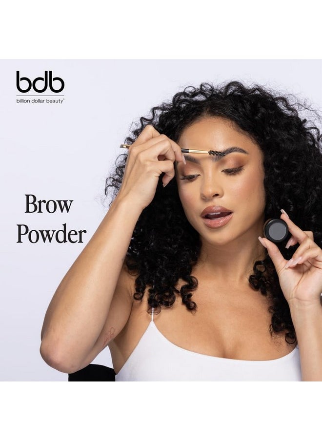 Billion Dollar Brows Eyebrow Powder for All Day Eyebrow Color and Easy Removal, Taupe - Cruelty Free