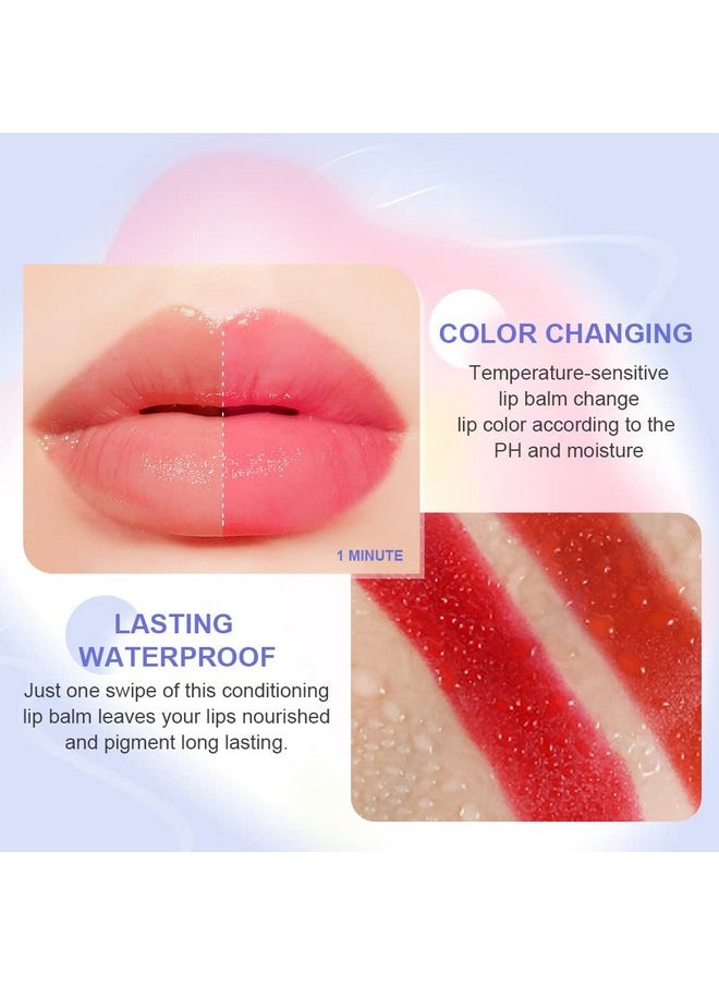 SACE LADY Tinted Lip Balm Set, Hydrating Natural Lip Moisturizer for Dry Cracked Lips, Long Lasting Color Changing Lipstick for Women 3 Shades