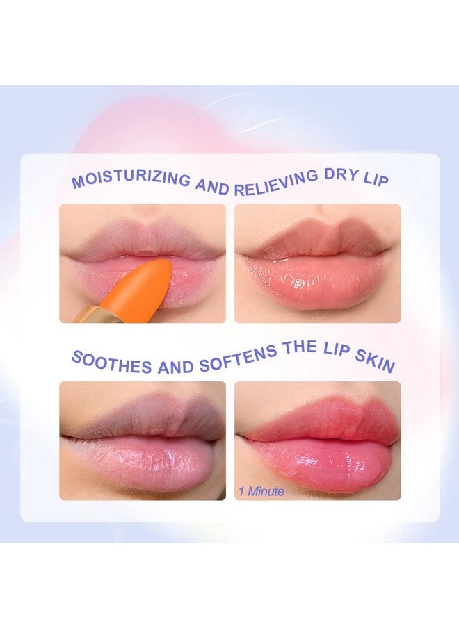 SACE LADY Tinted Lip Balm Set, Hydrating Natural Lip Moisturizer for Dry Cracked Lips, Long Lasting Color Changing Lipstick for Women 3 Shades