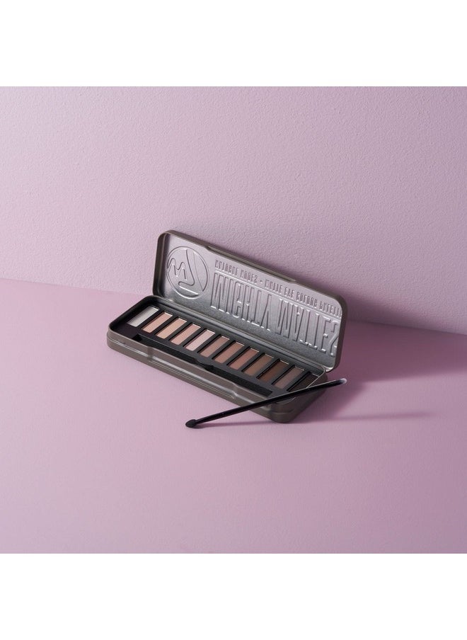 W7 Mighty Mattes Eyeshadow - 12 Matte Nude Colours - Flawless & Natural Long-Lasting Makeup Palette