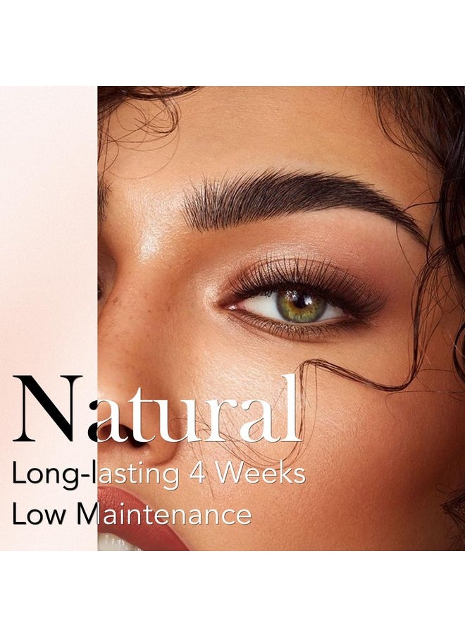 Libeauty Lash Color Kit, Instant Eyebrow Colour Kit Voluminous Natural Black Coloring Lasts for 4 Weeks Lash & Brow Treatment (Black）