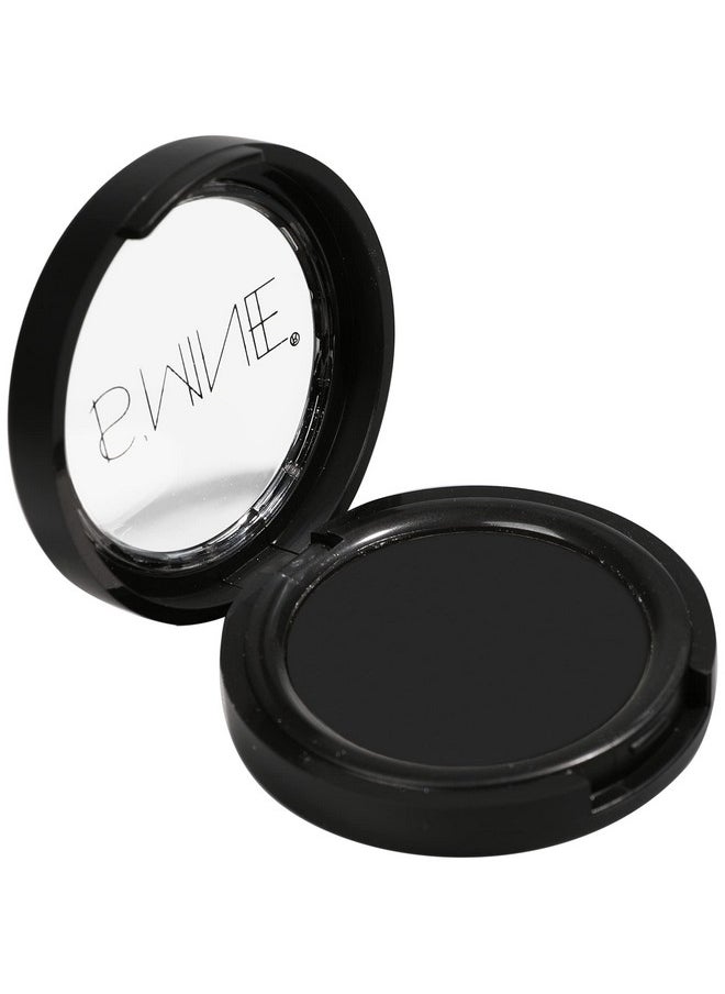 ISMINE Single Black Matte Eyeshadow Powder Palette High Pigment, Longwear, Intense Color Best Black Eyeshadow