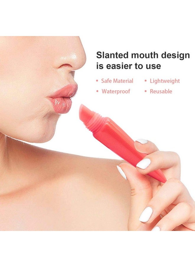 Rolybag 22 Packs Lip gloss Empty Tubes Containers(10ml),Travel empty bottle,Refillable Soft Cosmetic Squeeze Tubes For Women &Girls DIY Lip Gloss Cosmetics