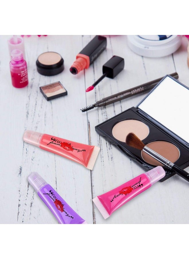 Rolybag 22 Packs Lip gloss Empty Tubes Containers(10ml),Travel empty bottle,Refillable Soft Cosmetic Squeeze Tubes For Women &Girls DIY Lip Gloss Cosmetics