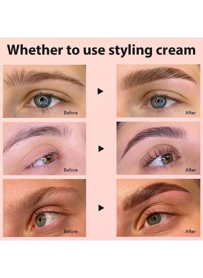 Soap Brows Kit,2Pcs/Set Eyebrow Freeze Styling Wax,Waterproof Long-lasting Eyebrows Enhancer Shaping Clear Tint Gel, Eye Brow Makeup Balm Pomade Cosmetics (2pcs 01#)