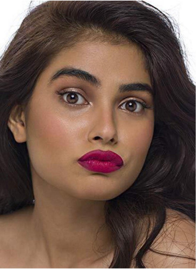 SUGAR Cosmetics Mettle Satin Lipstick | Highly Pigmented & Silky Matte Finish | Creamy Texture | Mango Butter Infused | 2.2 gm - 09 Charlotte (True Blue Red)