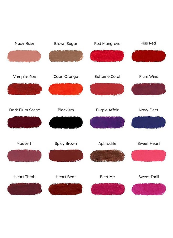 Ruby Kisses Ultra Matte Super Rich Lipstick 3.5g/0.12oz (RMLS13 DARK PLUM SCENE)