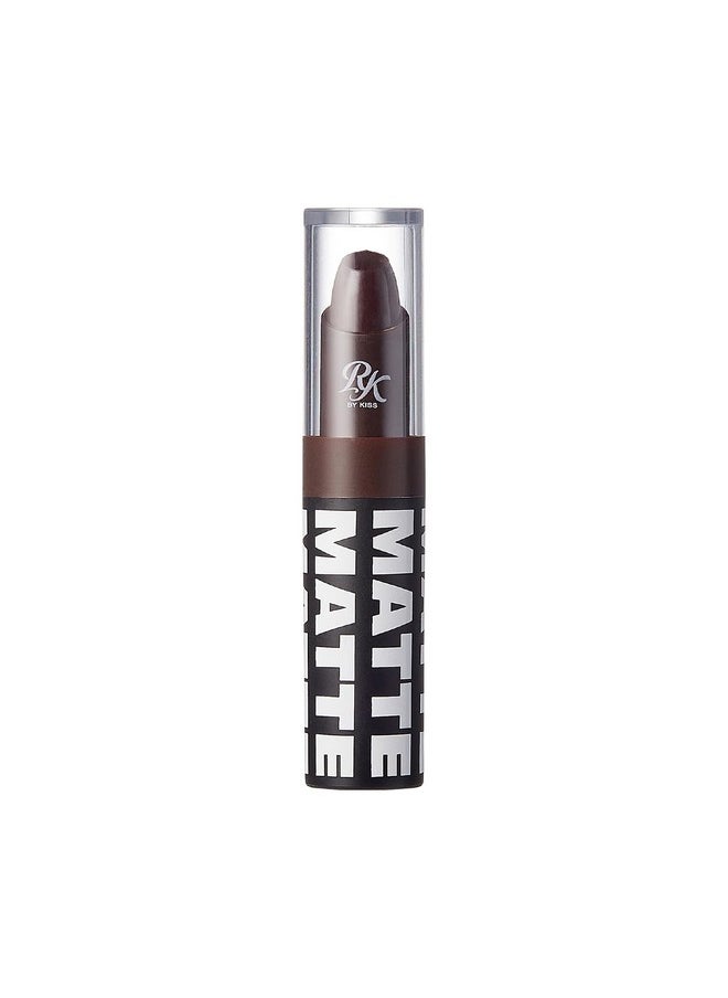Ruby Kisses Ultra Matte Super Rich Lipstick 3.5g/0.12oz (RMLS13 DARK PLUM SCENE)