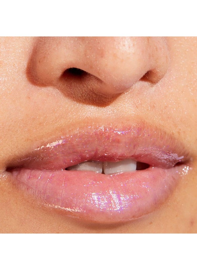 Lanolips Lanolin Lip Water - Tinted Lip Gloss Serum - Hyaluronic Acid Lip Balm for a Shimmery, Hydrated Lip Glow - Lanolin Oil Lip Moisturizer for Dry, Cracked Lips - Watermelon (10ml / 0.34 fl oz)