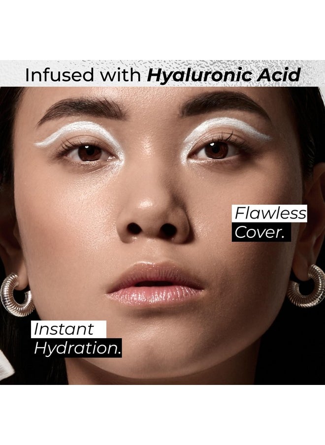 Lamel Smart Skin Serum Tinted Full Coverage Matte Finish Foundation-?404-Sand|Hydrating & Nourishing|Hypoallergenic Skin-Caring|Color Correcting|Anti-Aging Formula With Hyaluronic Acid|30Ml