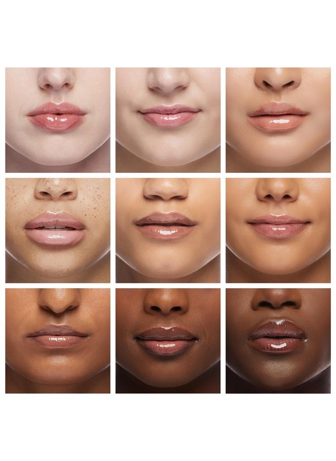 Hydrating Lip Glow Oil, Moisturizing Lip Glow Oil, Nourishing Glossy Transparent Lip Oil, Plumping Lip Oil, Lip Balm, Non-sticky Tinted Toot Lip Balm for Lip Care (ROSEWOOD) 0.2 OZ