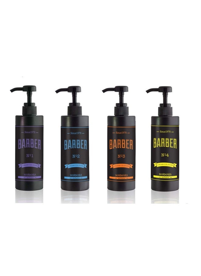 Marmara Barber Cologne - Best Choice of Modern Barbers and Traditional Shaving Fans 500ml (No 4 Green)