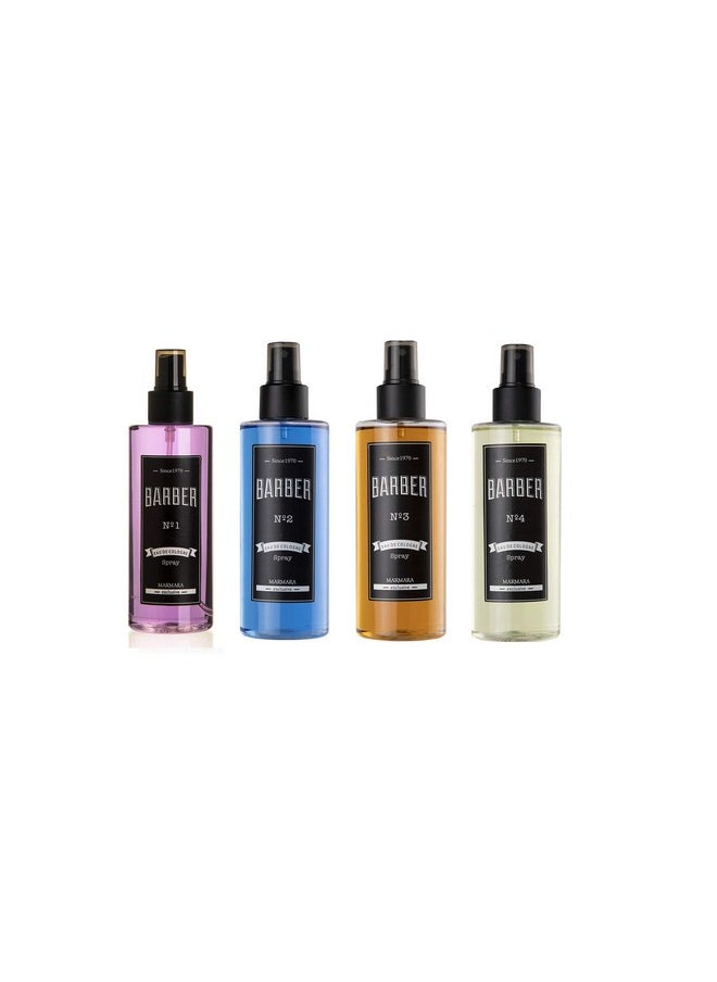 Marmara Barber Cologne - Best Choice of Modern Barbers and Traditional Shaving Fans 500ml (No 4 Green)