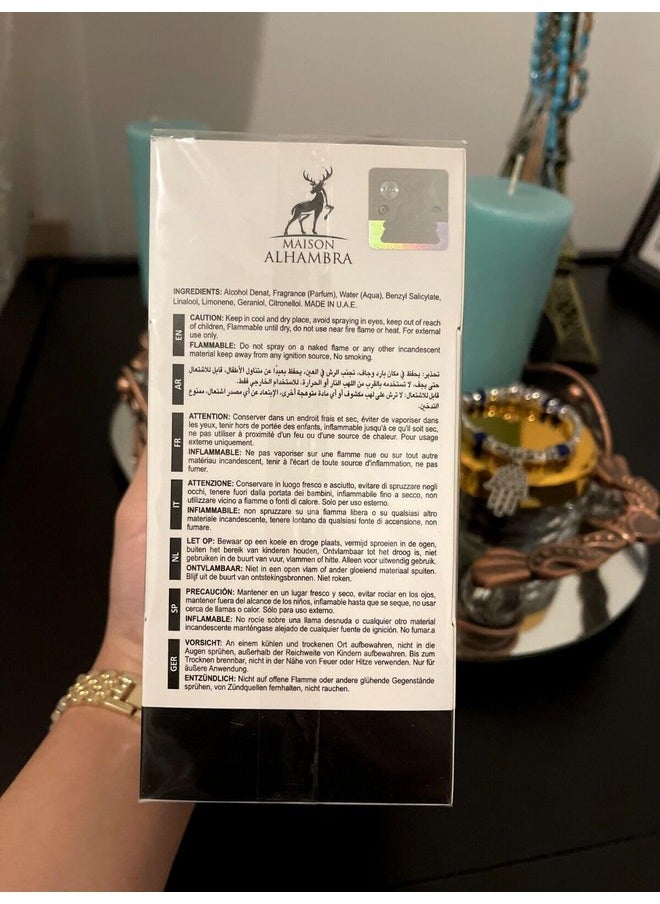 عطر ميزون الحمرا جان لو نوار للرجال - بخاخ أو دو برفيوم 3.4 أونصة