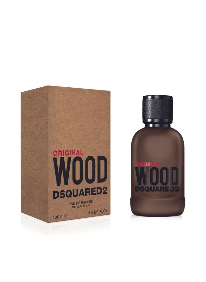 DSQUARED2 Original Wood for Men Eau de Parfum Spray, 3.4 Ounce