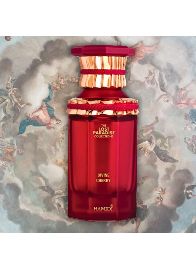 Hamidi DIVINE CHERRY Eau De Parfum Spray 100ML (3.4 OZ) Long Lasting Perfume for Women & Men, Indulge In The Sweetness Of This Enchanting Fragrance, Unisex Perfume