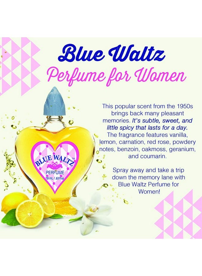 عطر بلو والتز للنساء 0.63 أونصة عطر كلاسيكي، عبوة من 3 قطع