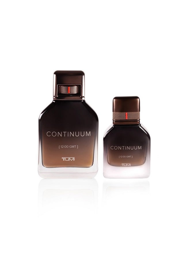 TUMI CONTINUUM [12:00 GMT] - Bold & Fresh Cologne for Men with Earthy & Smoky Notes - 3.4 oz & 1.0 oz Eau de Parfum