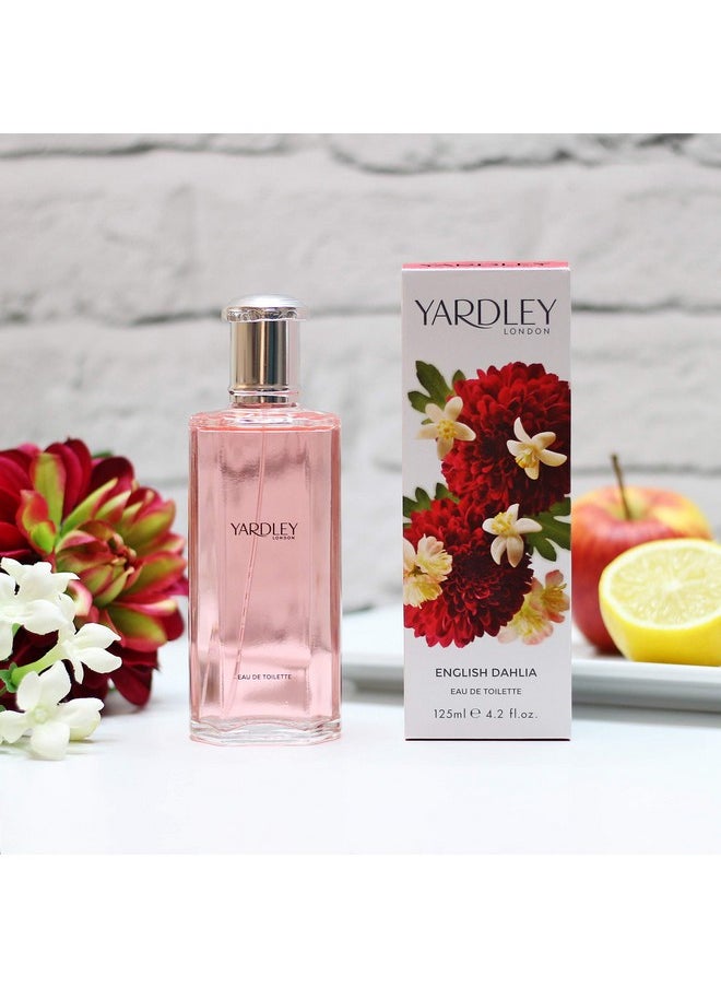 Yardley English Dahlia of London Eau de Toilette Spray, clear, 4.2 Oz