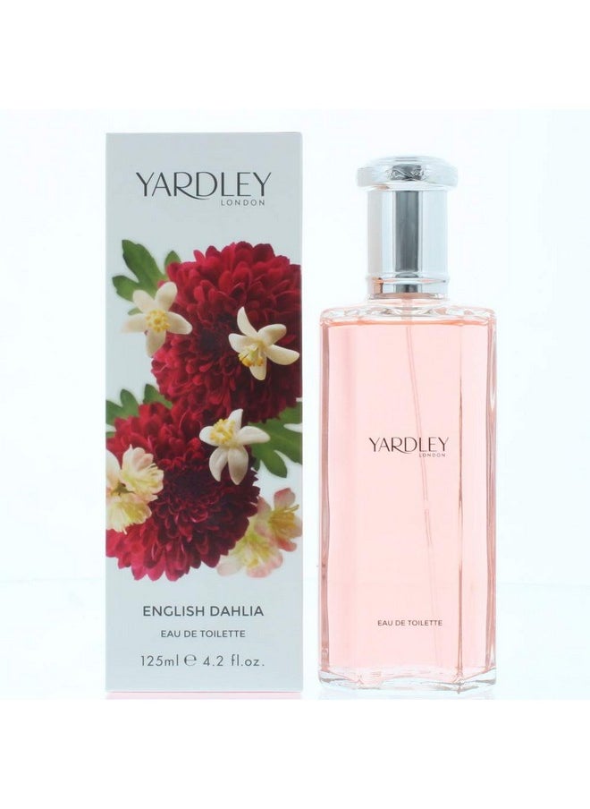 Yardley English Dahlia of London Eau de Toilette Spray, clear, 4.2 Oz