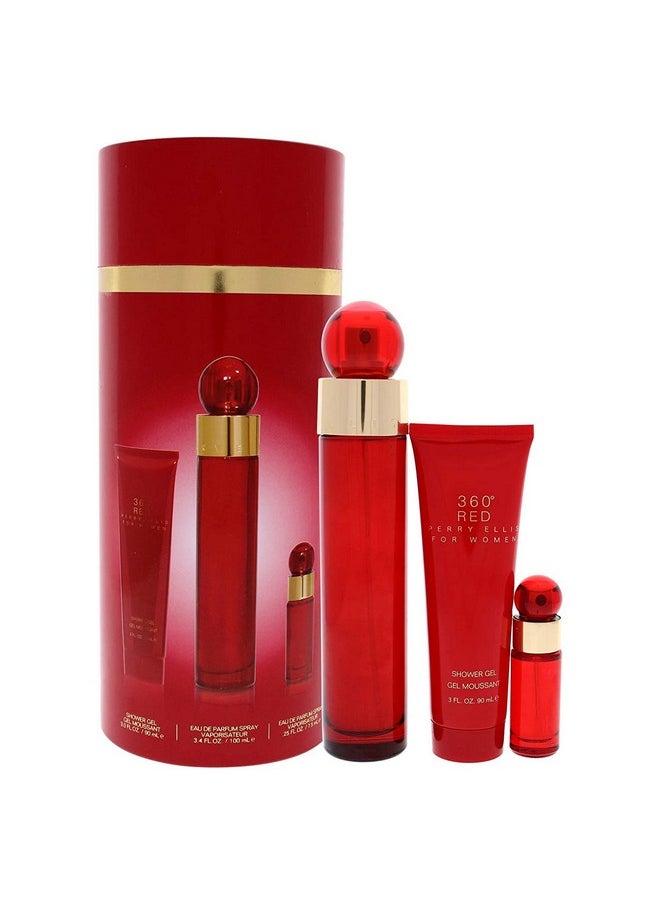 Perry Ellis 360° Red for Women Gift Set