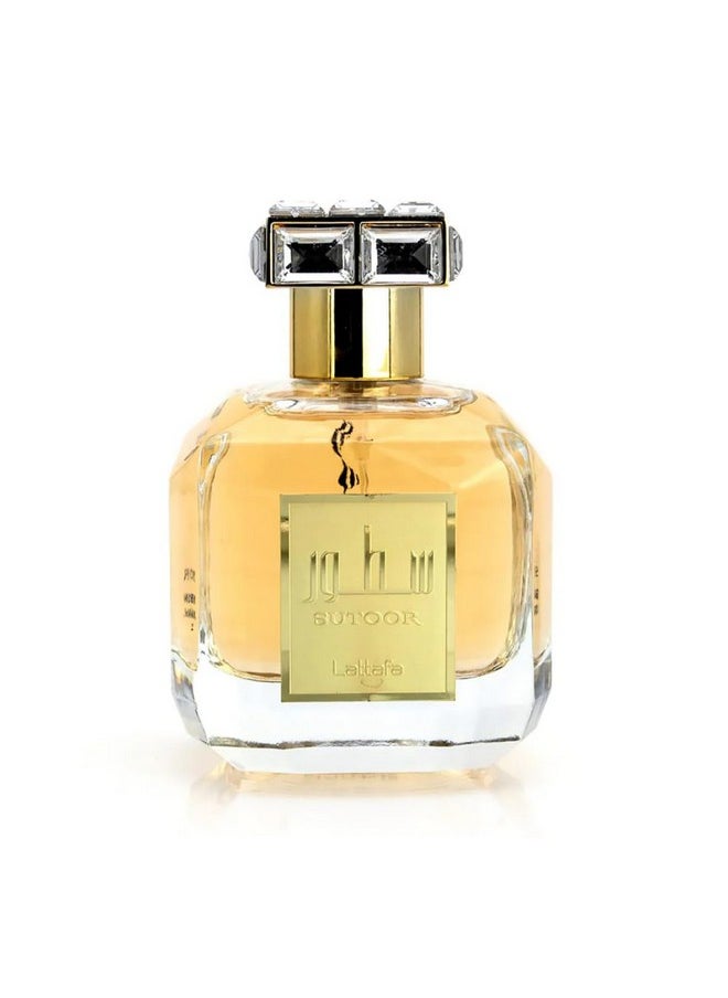Lattafa Sutoor Eau de Parfum Spray for Women, 3.4 Ounce
