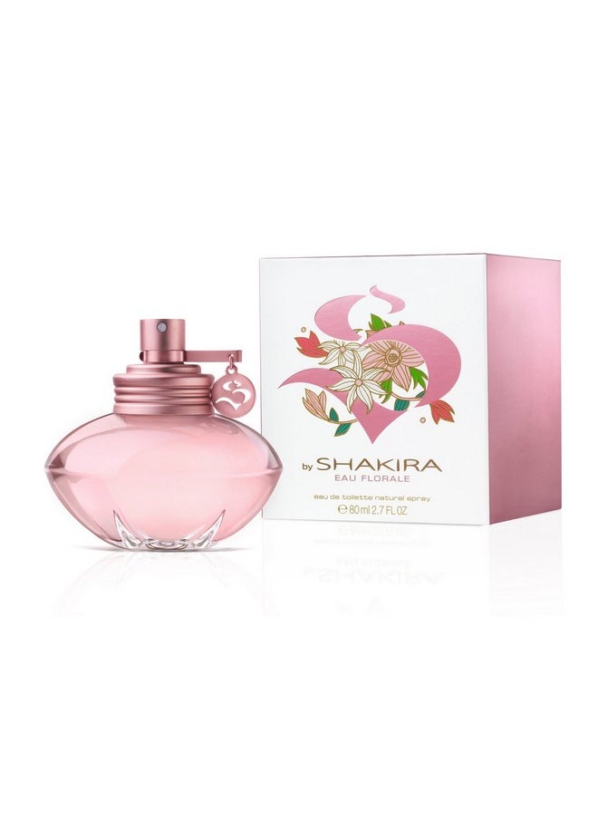 Shakira Perfumes - S Eau Florale for Women - Long Lasting - Femenine, Romantic and Charming Fragance - Fresh and Floral Notes - Ideal for Day Wear - 2.7 Fl Oz