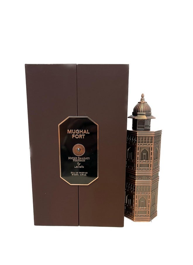 LATTAFA NICHE EMARATI MUGHAL FORT 3.4 EAU DE PARFUM SPRAY (METAL BOTTLE)