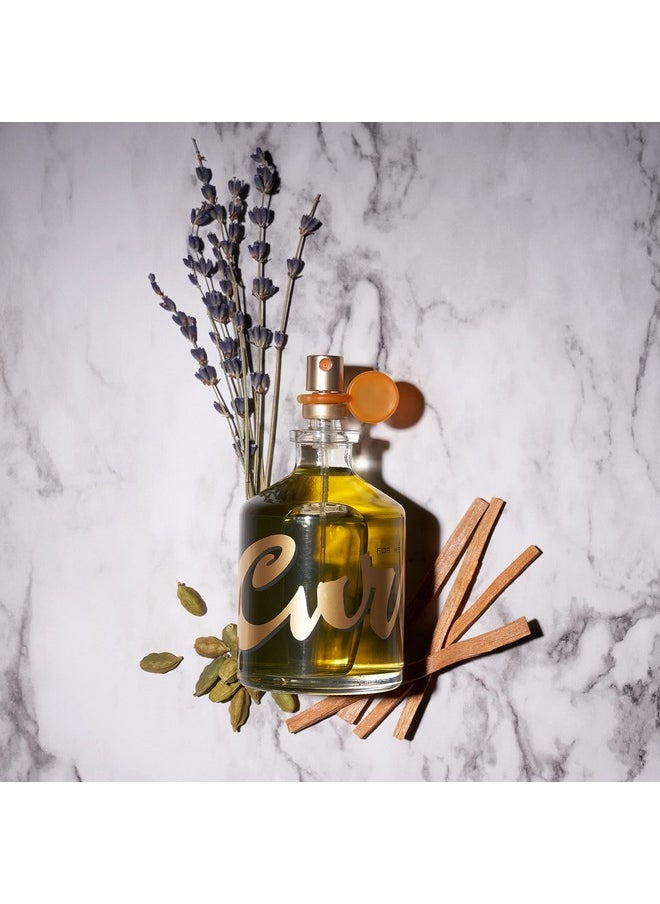 Curve Men's Cologne Gift Set, 3 Pieces Include 4.2 Fl Oz Cologne, Hair and Body Wash, and Face Balm