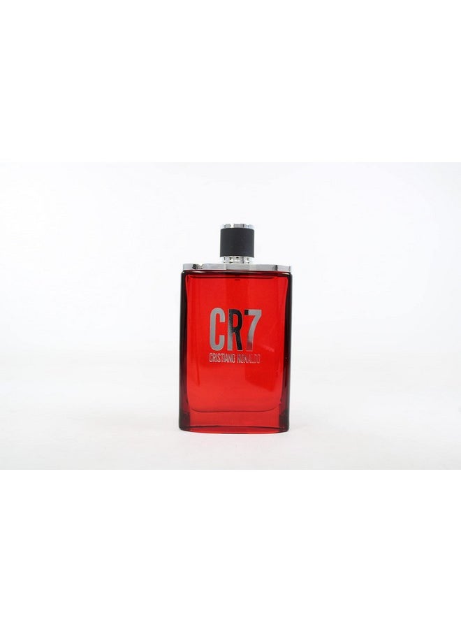 عطر CR7 كريستيانو رونالدو أو دو تواليت بخاخ للرجال، 3.4 أونصة، أحمر