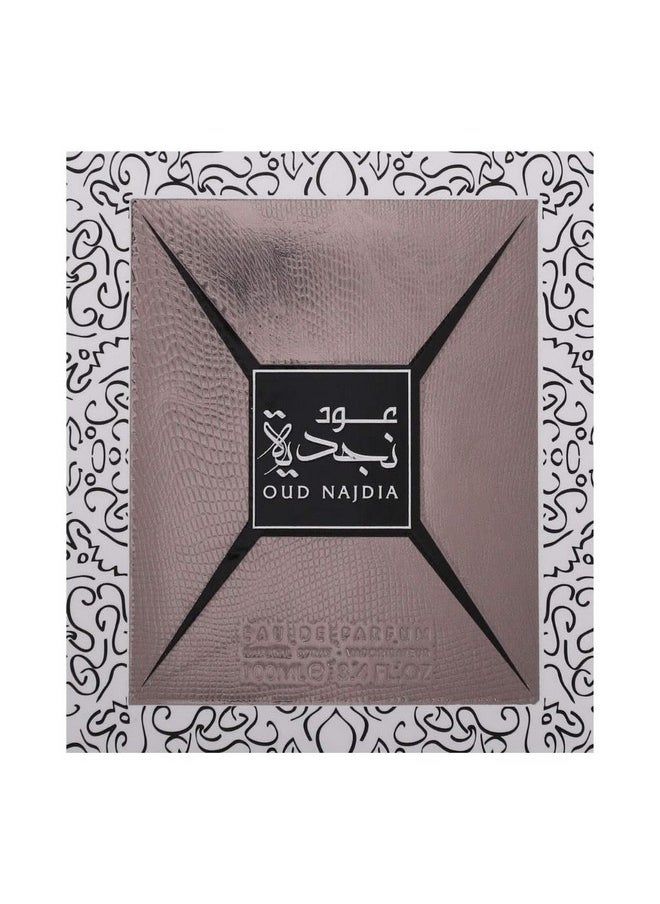 Lattafa Perfumes Oud Najdia for Unisex Eau de Parfum Spray, 3.4 Ounce