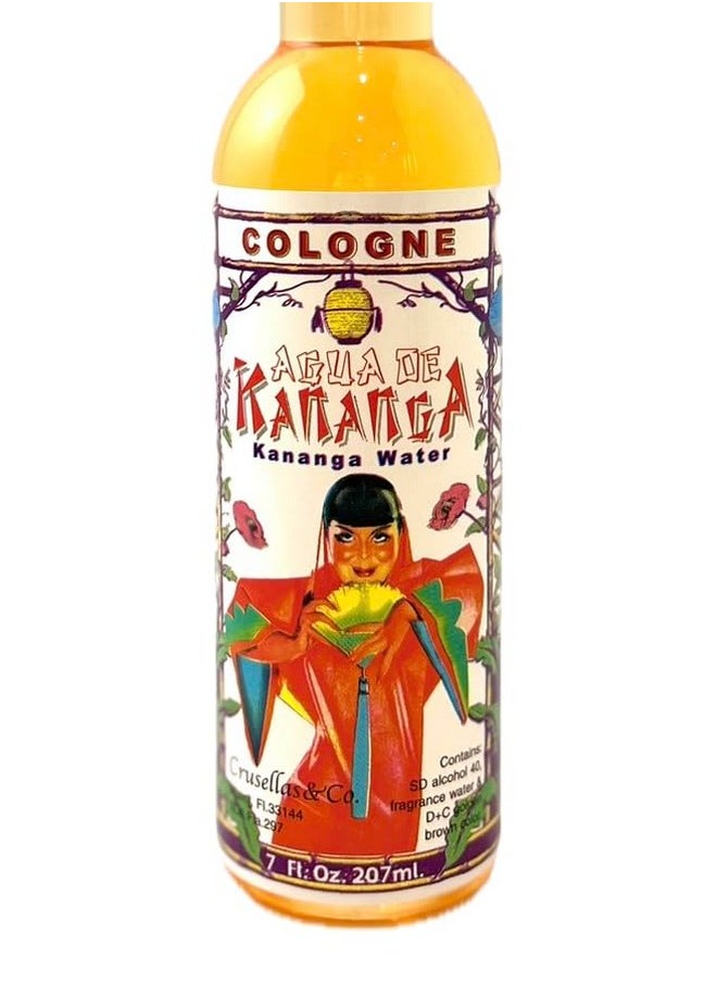 Crusellas Kananga Water (Agua de Kananga) Cologne 7 Fl. Oz.