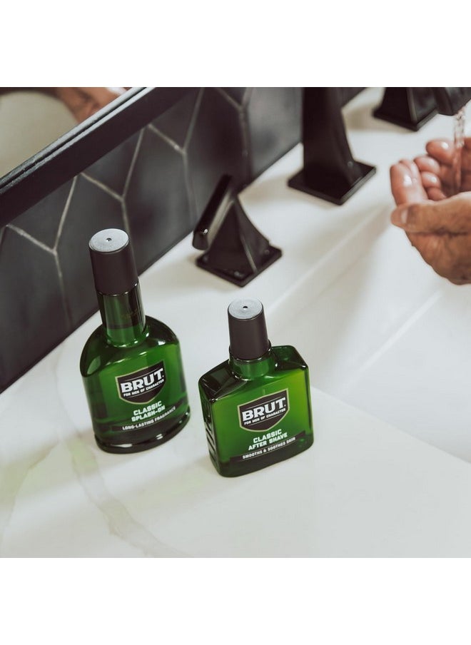 Brut Splash-on Classic Scent for Men, 3.5 Oz