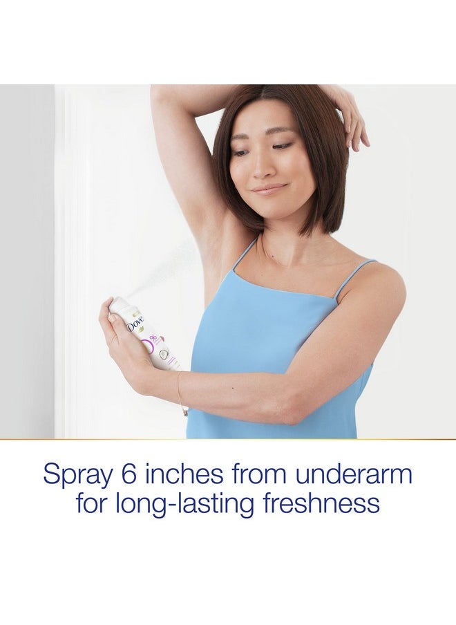Dove 0 percent Deodorant Spray For 48 Hour Protection Coconut and Pink Jasmine Aluminum Free Deodorant 4 oz 3 Count, White, 4 Ounce (Pack of 3)