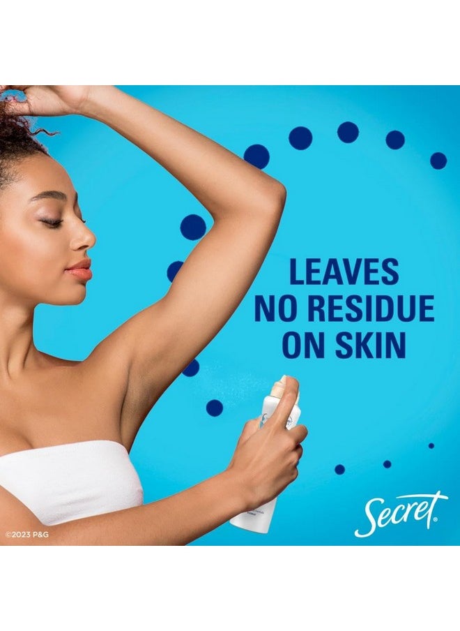 Secret Dry Spray Aluminum Free Deodorant for Women, 48hr Weightless Odor Protection, Gentle on Skin, Cherry Blossom Scent, 4.1 oz (Pack of 2)