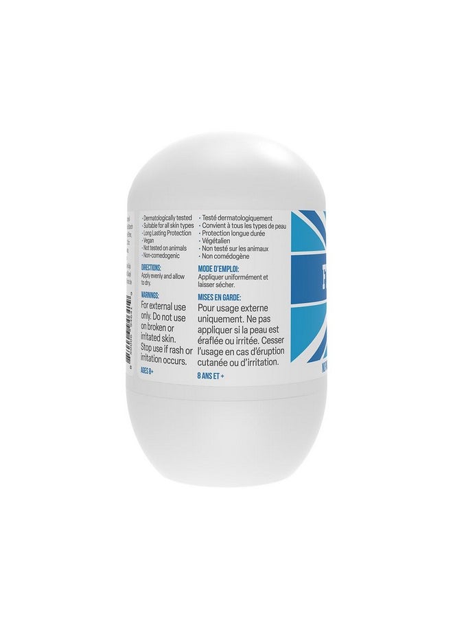 Fresh Kidz Roll On Deodorant for Kids and Teens - Baking Soda and Aluminum-free 24 Hour Protection for Sensitive Skin - Boys 