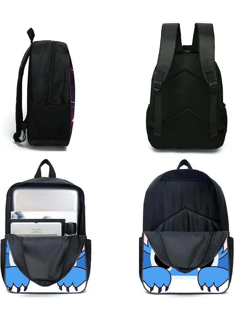 3 Pcs Set Roblox Bags Backpack School Bag Lunch Bag Pencil Case Anime Backpack Gaming Peripherals