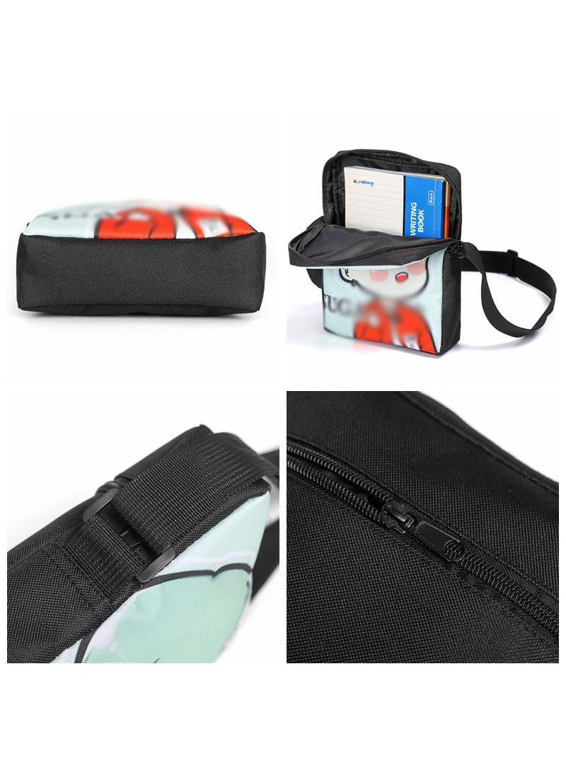 3 Pcs Cartoon the Amazing Digital Circus Backpack Set