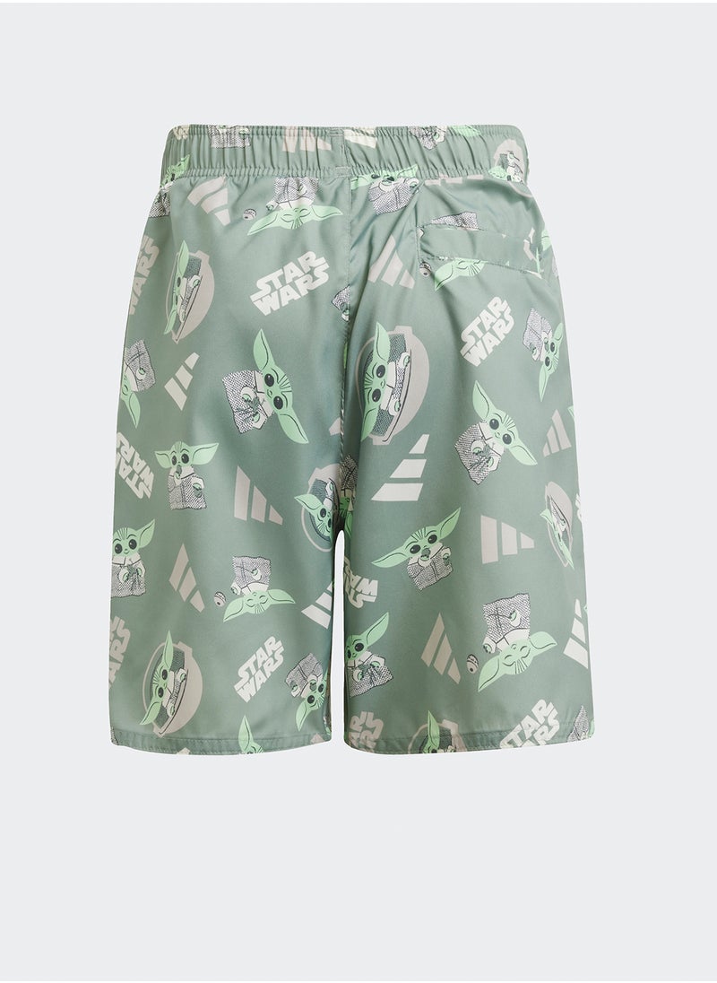 Kids 5'' Star Wars Mandalorian Swim Shorts