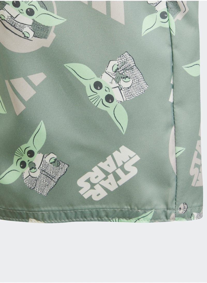 Kids 5'' Star Wars Mandalorian Swim Shorts
